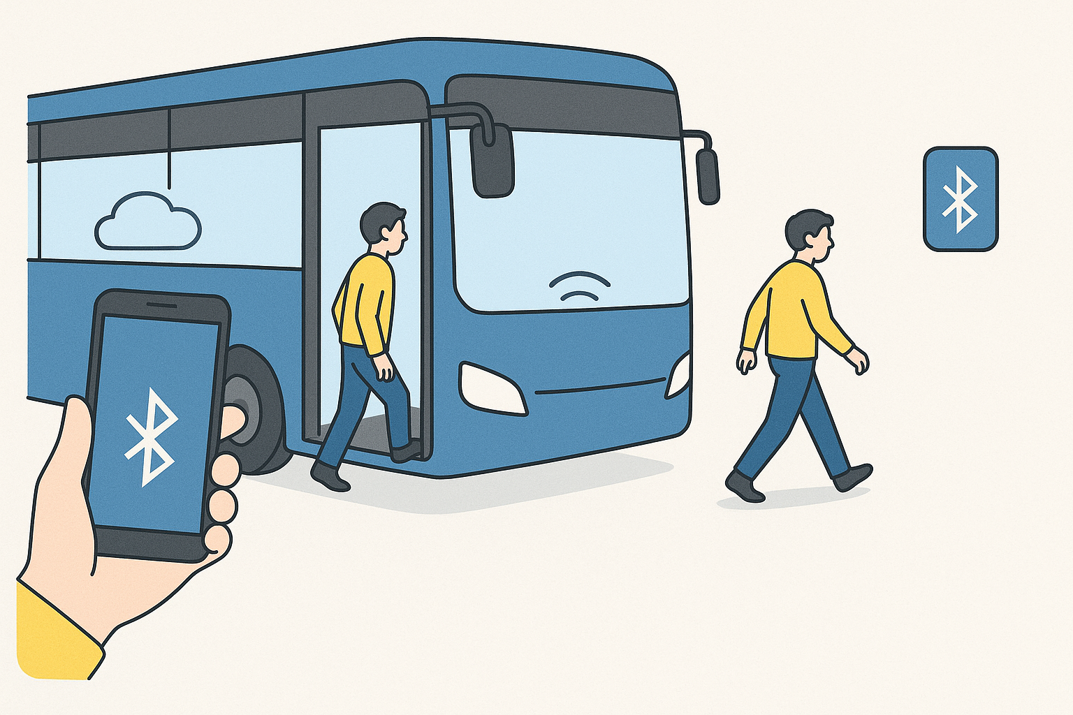 폰에 앱 설치, 교통수단 연계위치정보·블루투스 켠 상태로버스 승차하면 자동결제