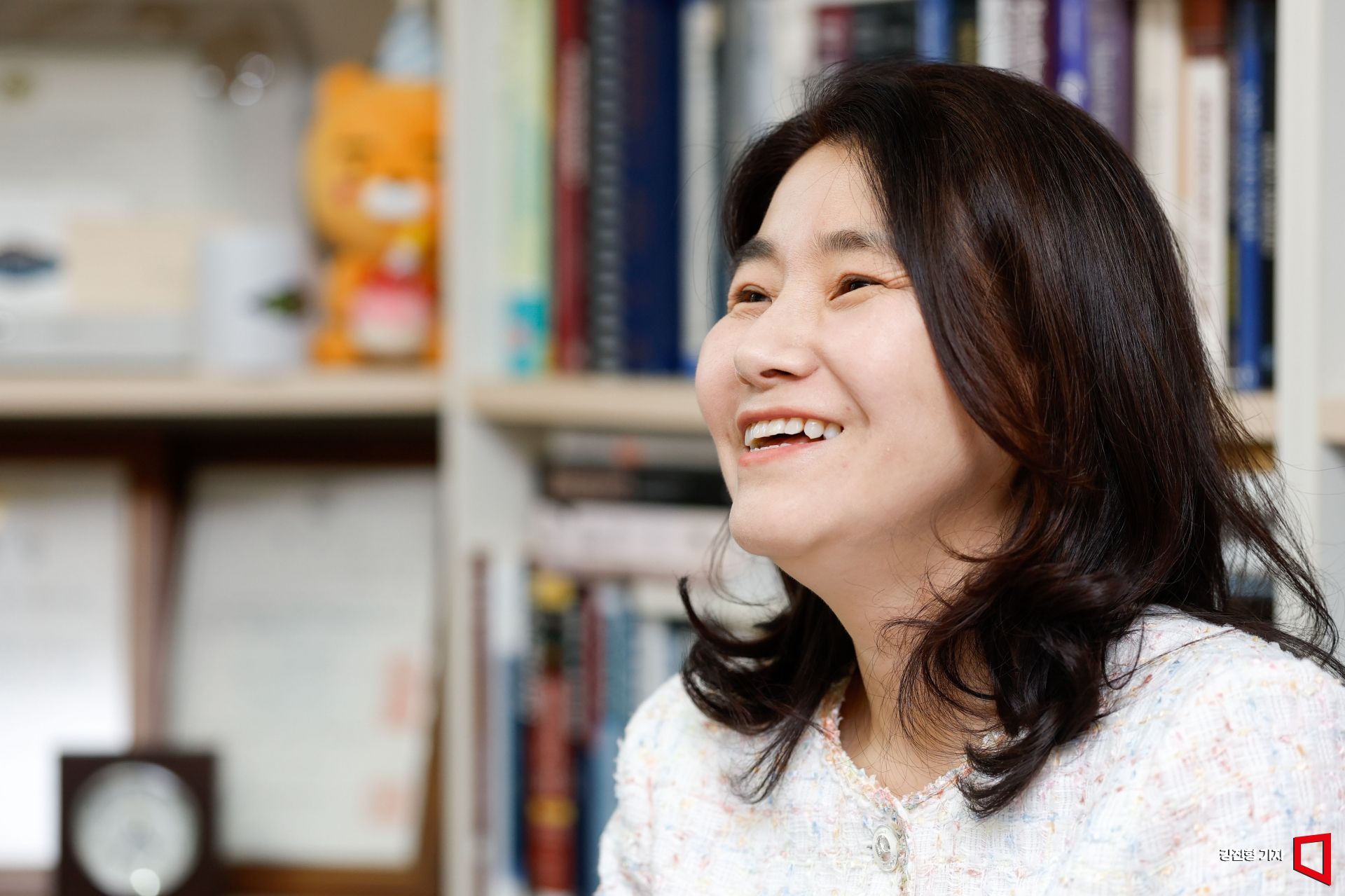박지선 숙명여대 사회심리학과 교수가 12일 서울 용산구 숙명여대에서 인터뷰 하고 있다. 강진형 기자