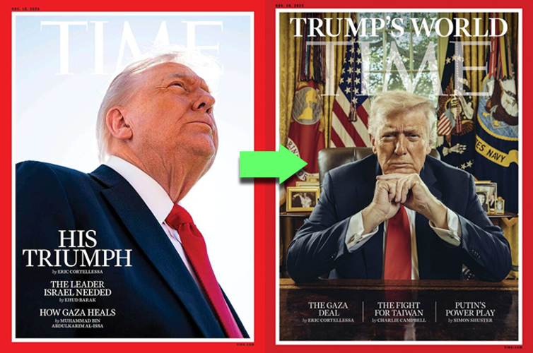 TIME official social media service (SNS) account.