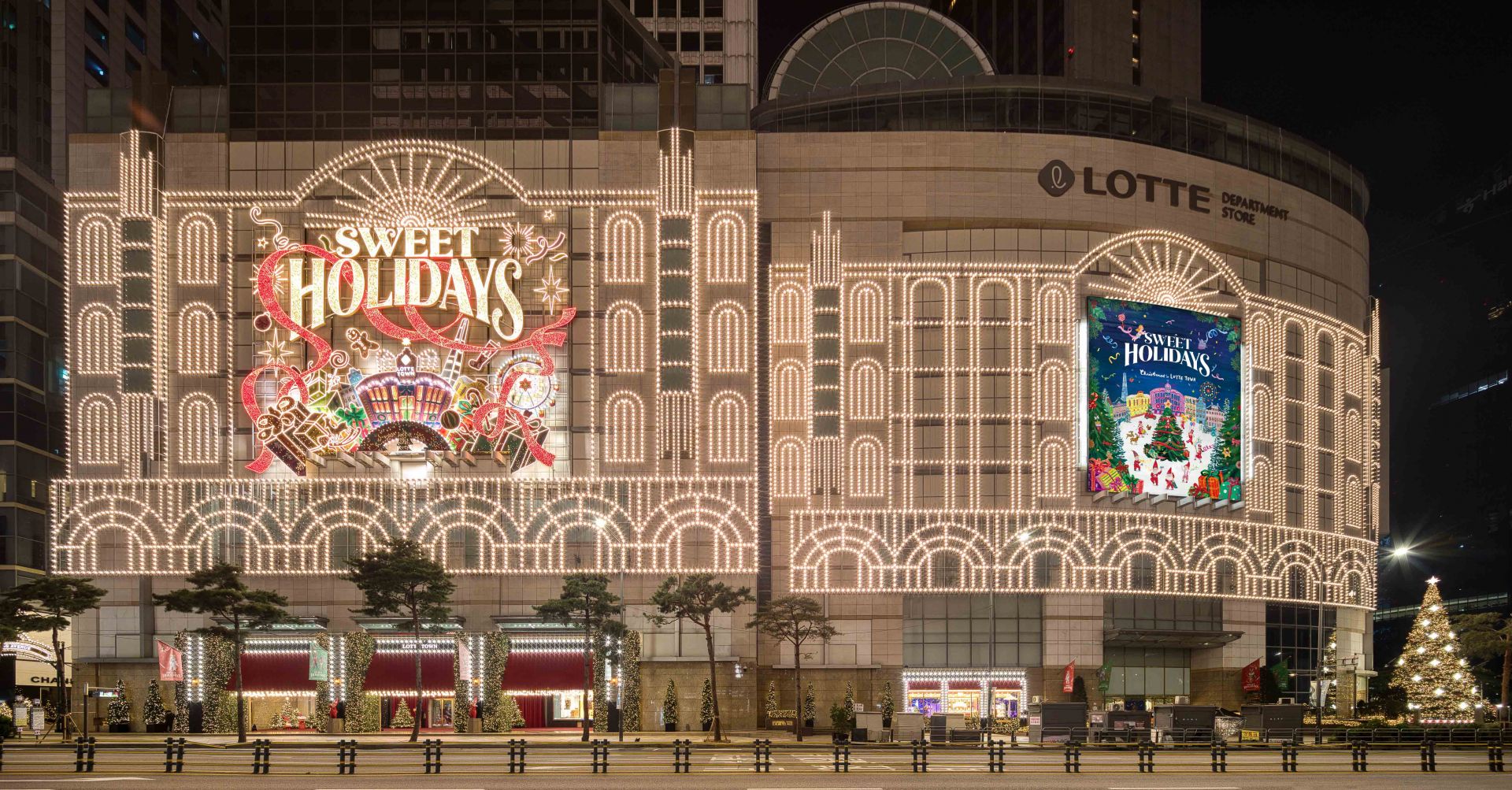 롯데백화점의 크리스마스 시즌을 상징하는 요정 캐릭터 '똔뚜(Ttonttu)'와 다양한 동물들이 크리스마스 퍼레이드를 펼치는 동화 같은 장면을 표현한 비주얼 그래픽을 전국 롯데백화점과 롯데아울렛에서 순차적으로 만나볼 수 있다.