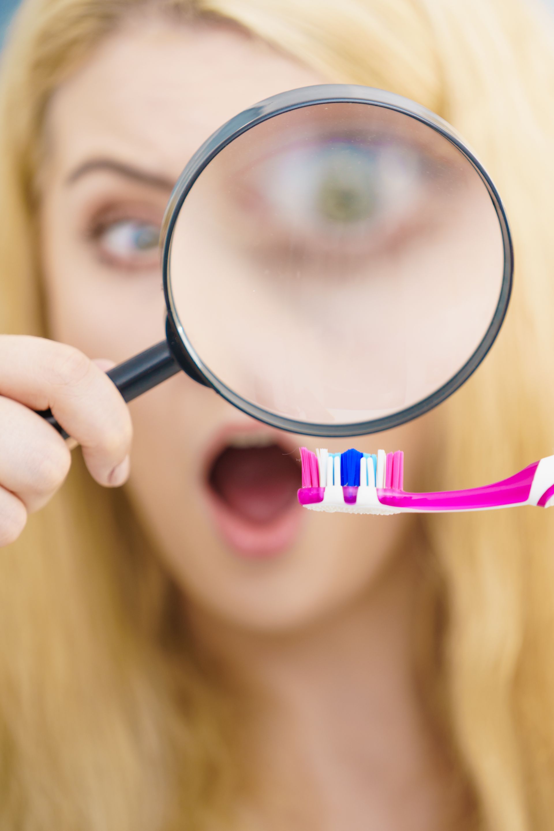 Up to 12 Million Bacteria on a Single Toothbrush... Bacteria and Mold Coexist