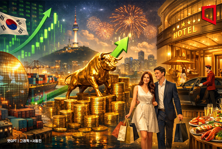 주요 산업 수출 호황과 증시 활황에 소비 회복